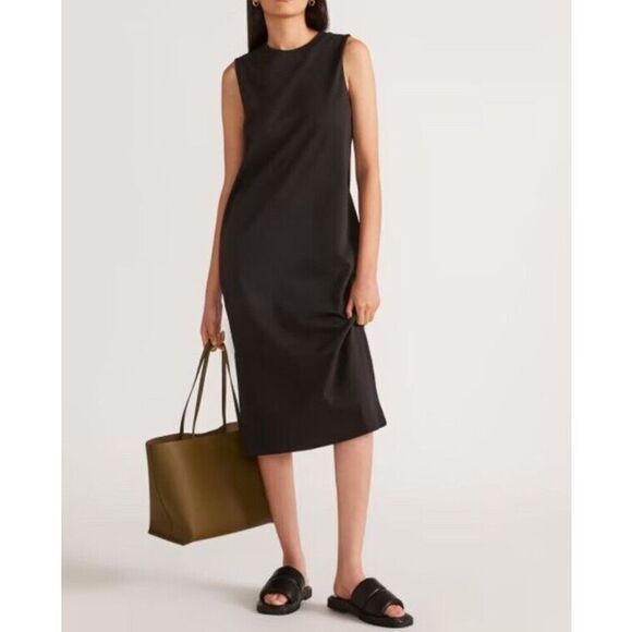 Everlane Dresses & Skirts - Everlane Long Weekend Tank T Shirt Dress Size L Black NWOT